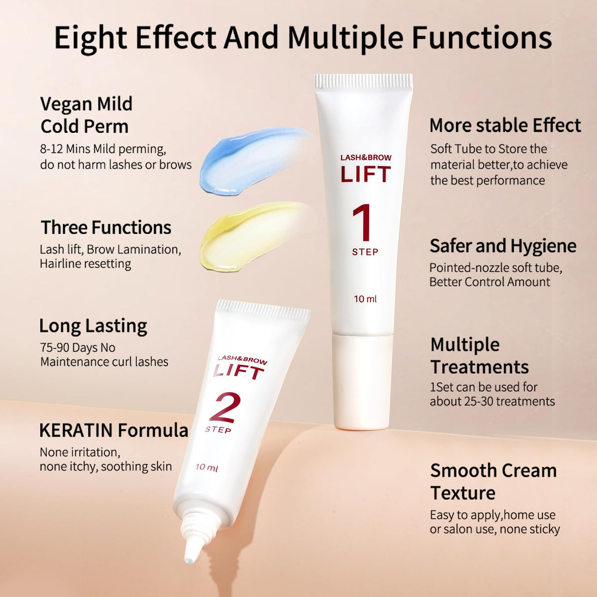 ICONSIGN technician applying perm lotion in salon for precision results