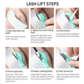 ICONSIGN brow lamination demo showing smooth, styled brow effect