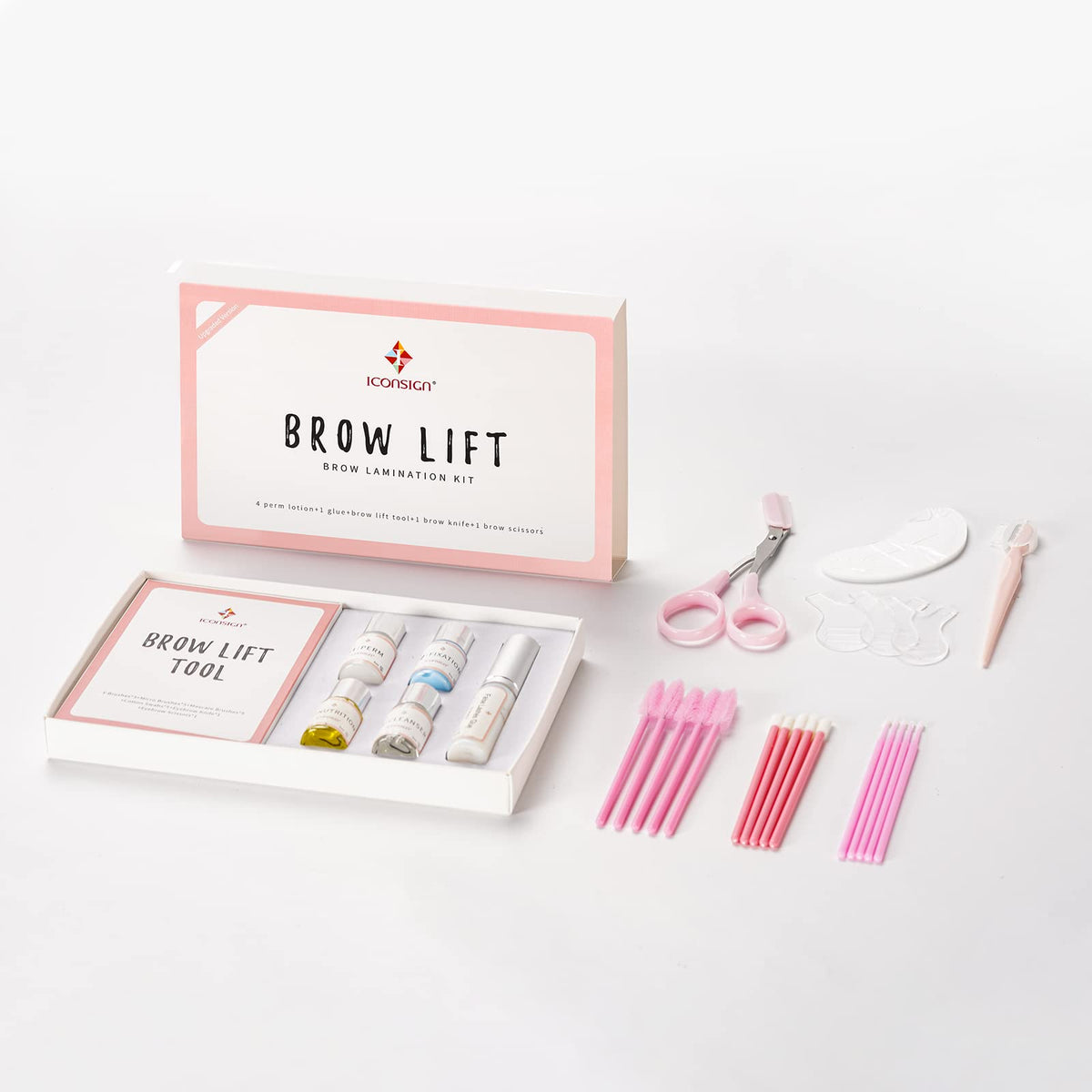 ICONSIGN finished brows in lifestyle shot highlighting long-lasting natural look benefit
