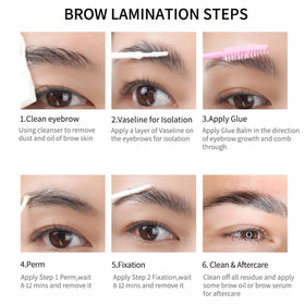 ICONSIGN before and after lashes displaying lifted curl and visible hold