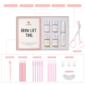 ICONSIGN spread of lotions and tools displaying every accessory for easy use