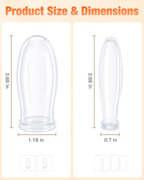 ICUPPING cups in hand for size comparison showing compact scale and easy handling benefit