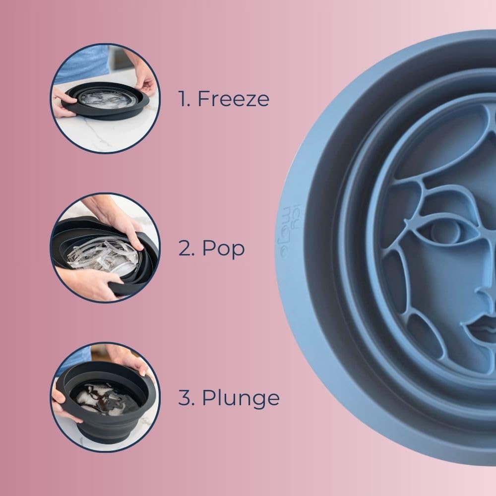 Icy-Mojo close-up of built-in ice tray highlighting fast-freeze convenience