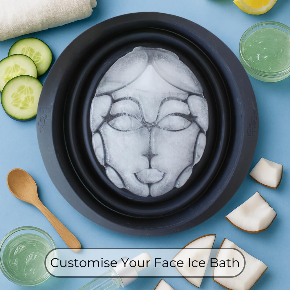 Icy-Mojo inside a toiletry bag illustrating travel-friendly skincare routine