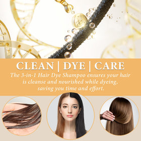 iemokoda before and after results showing restored dark hair