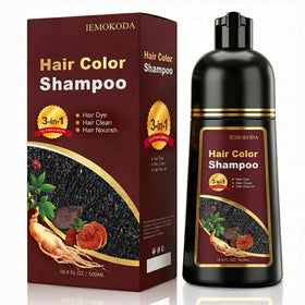 iemokoda bottle front view showing wine red shade and easy use benefit