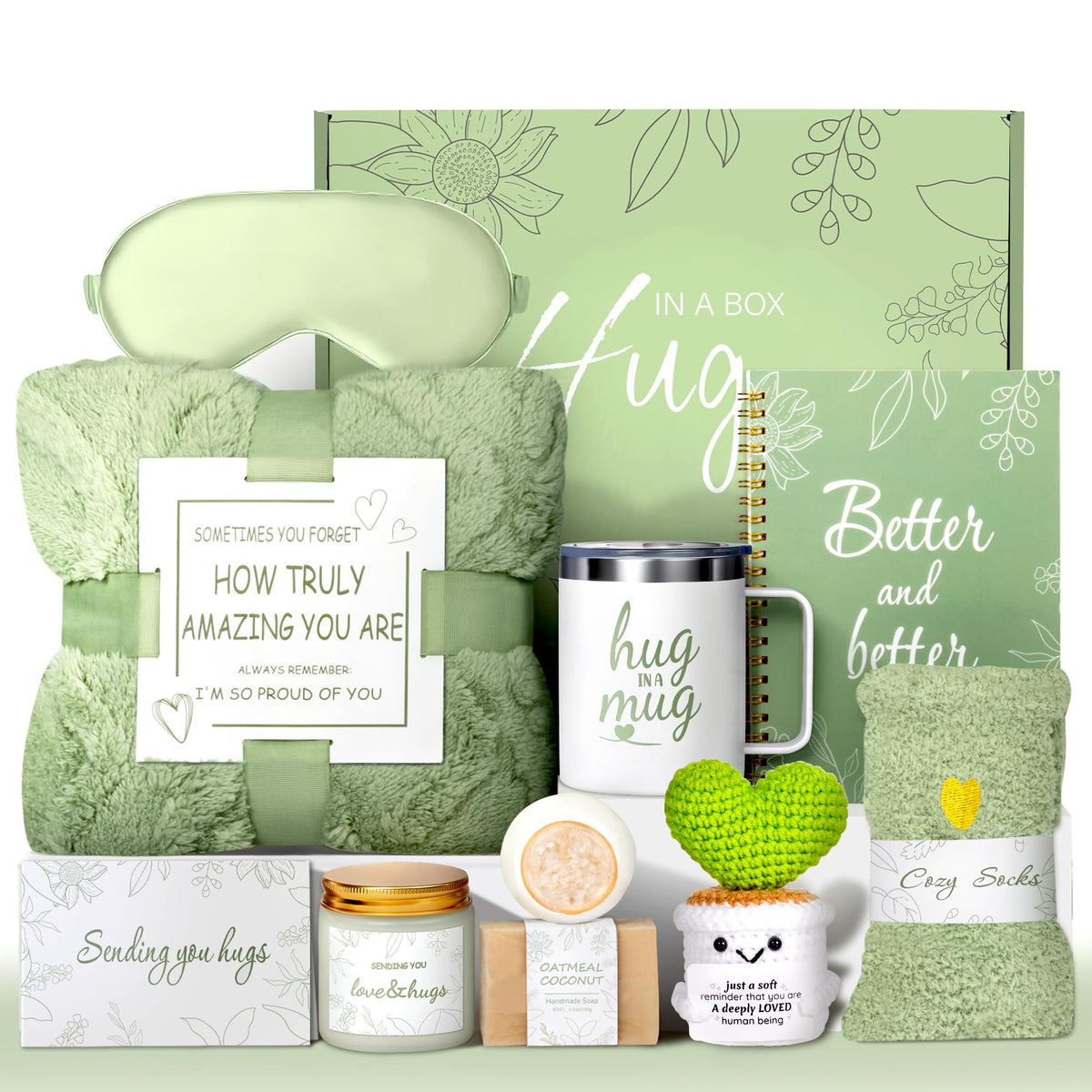 iFaveorr front packaging showing full 11-piece gift set and elegant box comfort