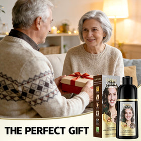 ifycan lifestyle woman smiling after use showcasing natural brown color and shine
