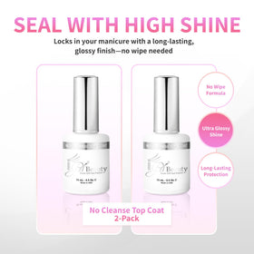 iGel Beauty bottle cap and brush detail highlighting effortless, precise application