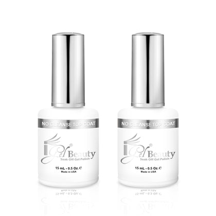 iGel Beauty front packaging showing two bottles and product benefit of backup supply