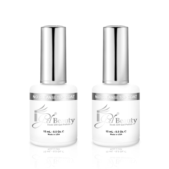iGel Beauty front packaging showing two bottles and product benefit of backup supply