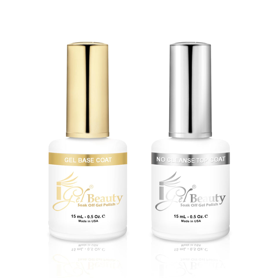 iGel Beauty front packaging showing two 15mL bottles and product benefits