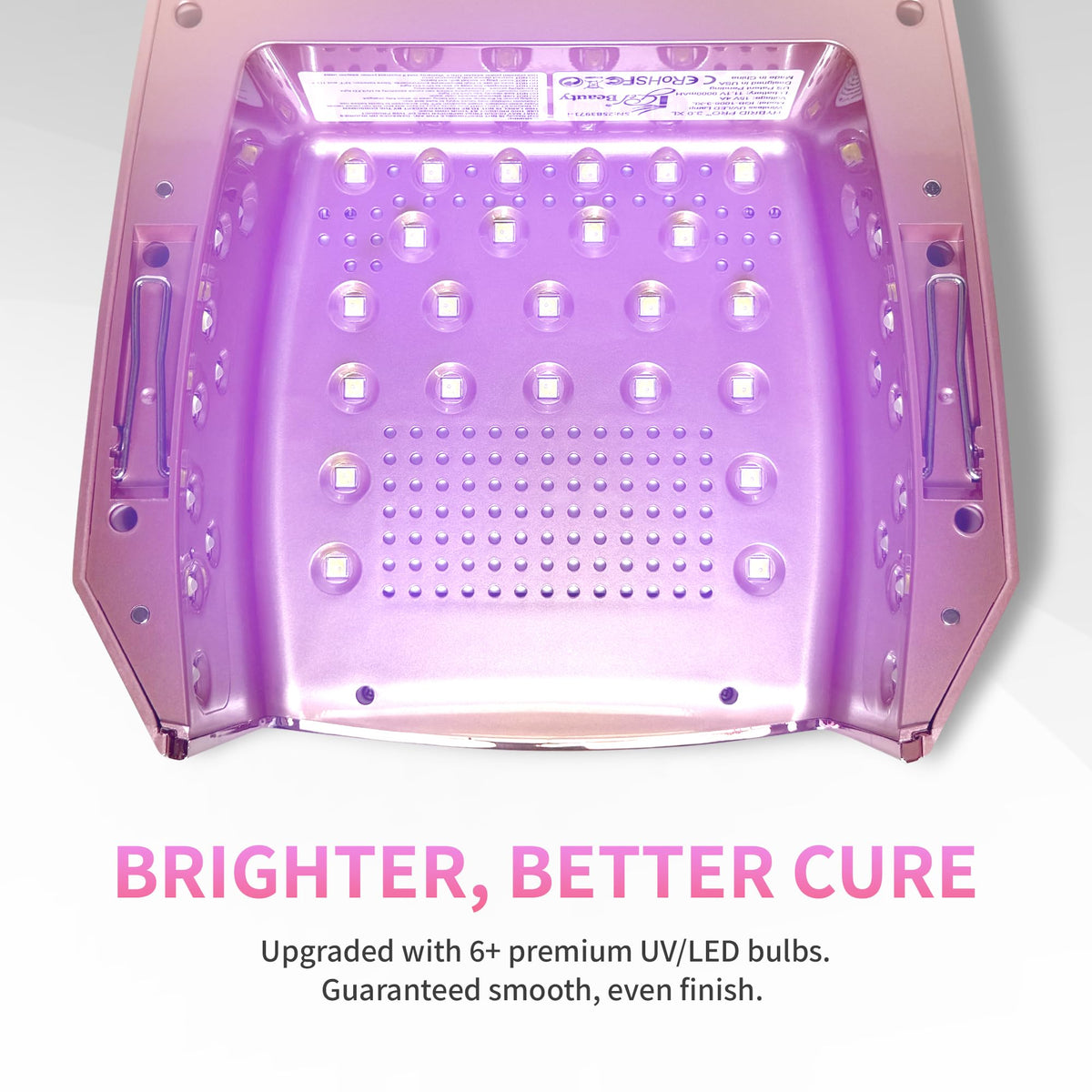 iGel Beauty removable 9000mAh battery being swapped for uninterrupted use