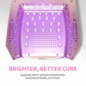 iGel Beauty removable 9000mAh battery being swapped for uninterrupted use