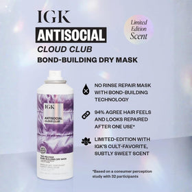 IGK Antisocial Cloud Club open jar texture highlighting lightweight cream