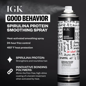 IGK Antisocial dry hair mask texture on hand highlighting rich formula for on-the-go nourishment
