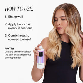 IGK Antisocial on extensions demonstrating safe use and protection for bonded or clip-in hair