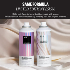 IGK Antisocial Midnight Silk spray nozzle close-up showing easy, even application