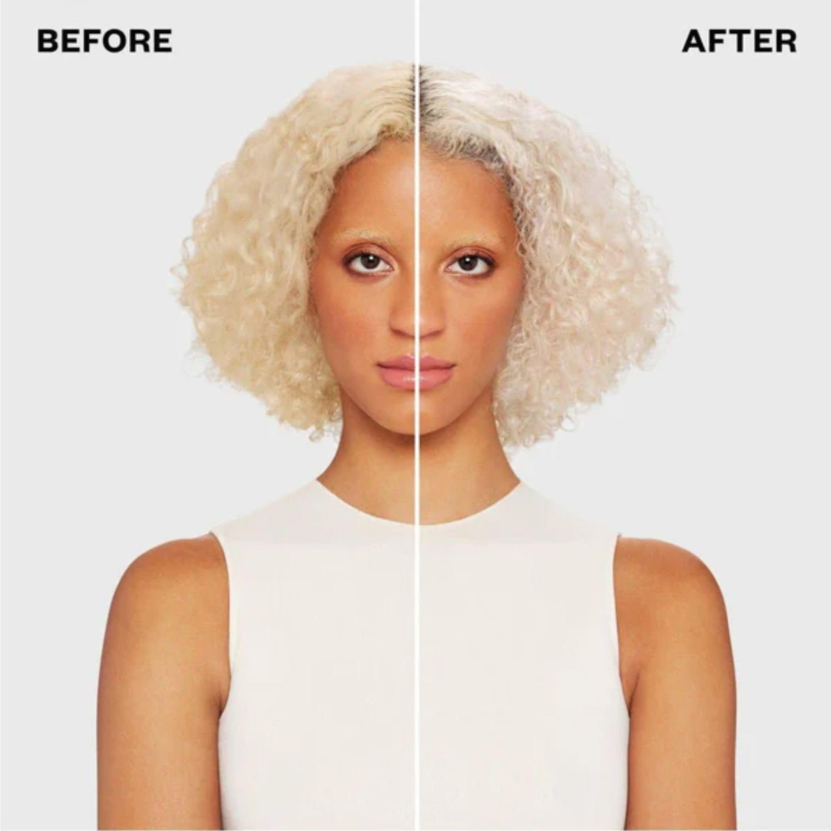 IGK Blonde Pop pouring from bottle onto hand, highlights easy application and control