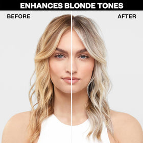 IGK Blonde Pop creamy purple lather textured, demonstrates gentle moisture-rich cleanse