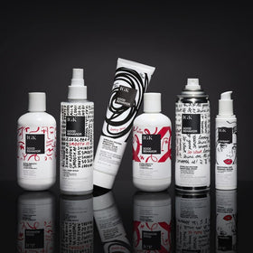 IGK Crybaby applied on damp hair demonstrating smoother styling and frizz control