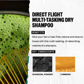 IGK spraying onto roots demonstrating oil-absorbing action