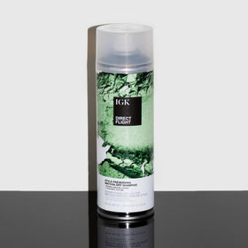 IGK ingredient panel close-up highlighting matcha charcoal benefits