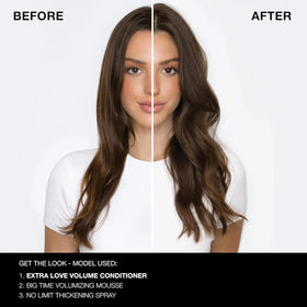 IGK Extra Love creamy conditioner texture illustrating lightweight hydration benefit