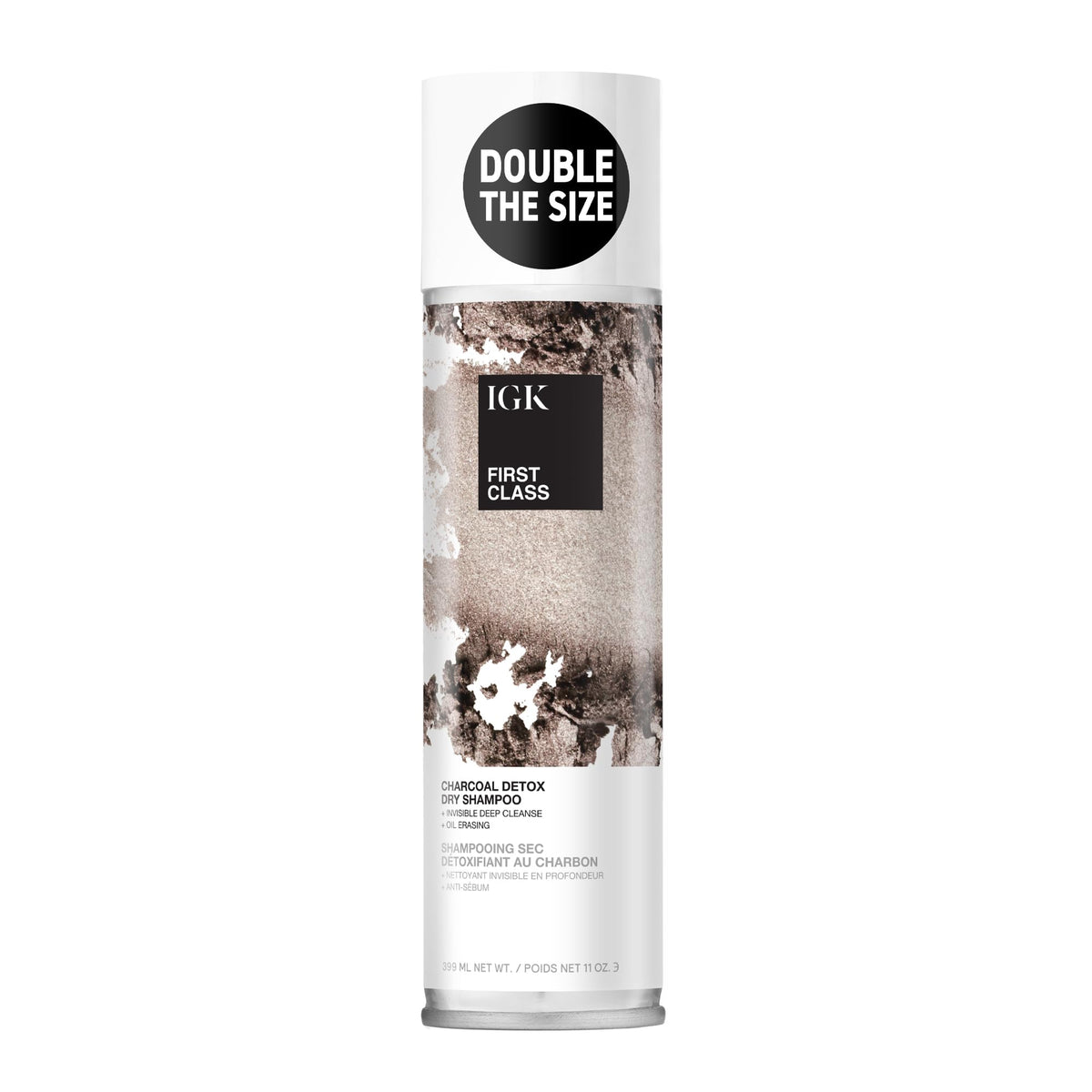 IGK can front packaging showing label and jumbo size, highlighting value