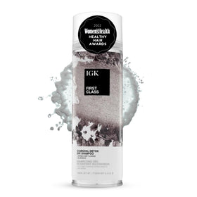 IGK first class front packaging showing product and branding, promotes quick refresh