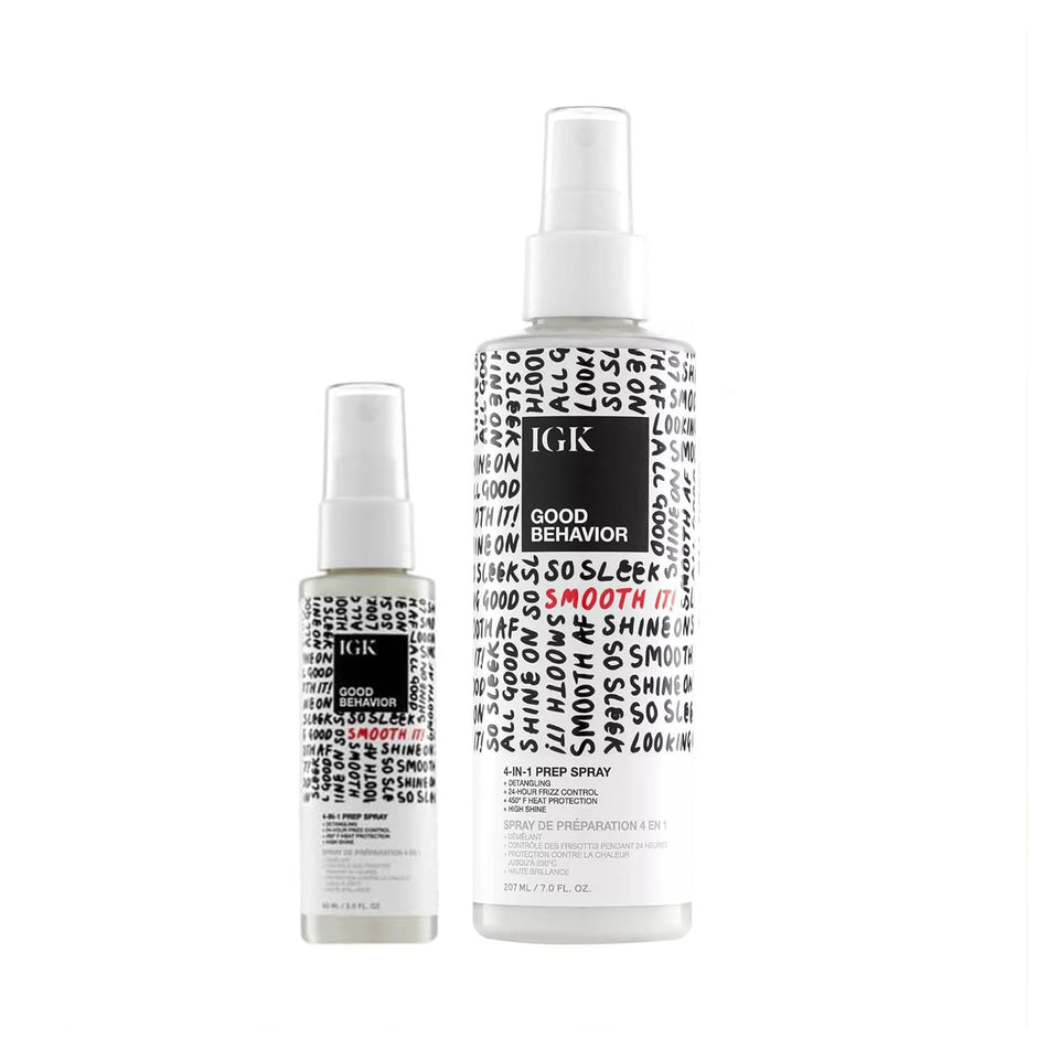 IGK Good Behavior front packaging showing bottle and label benefits