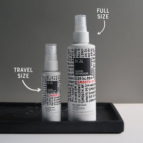 IGK Good Behavior full and travel size bottles for convenient portability