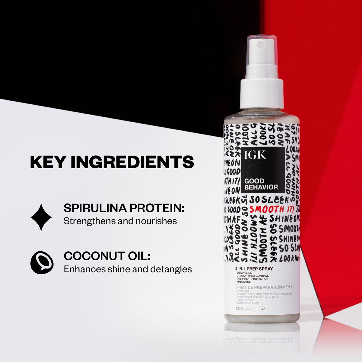 IGK spirulina protein ingredient close-up highlighting strengthening benefits