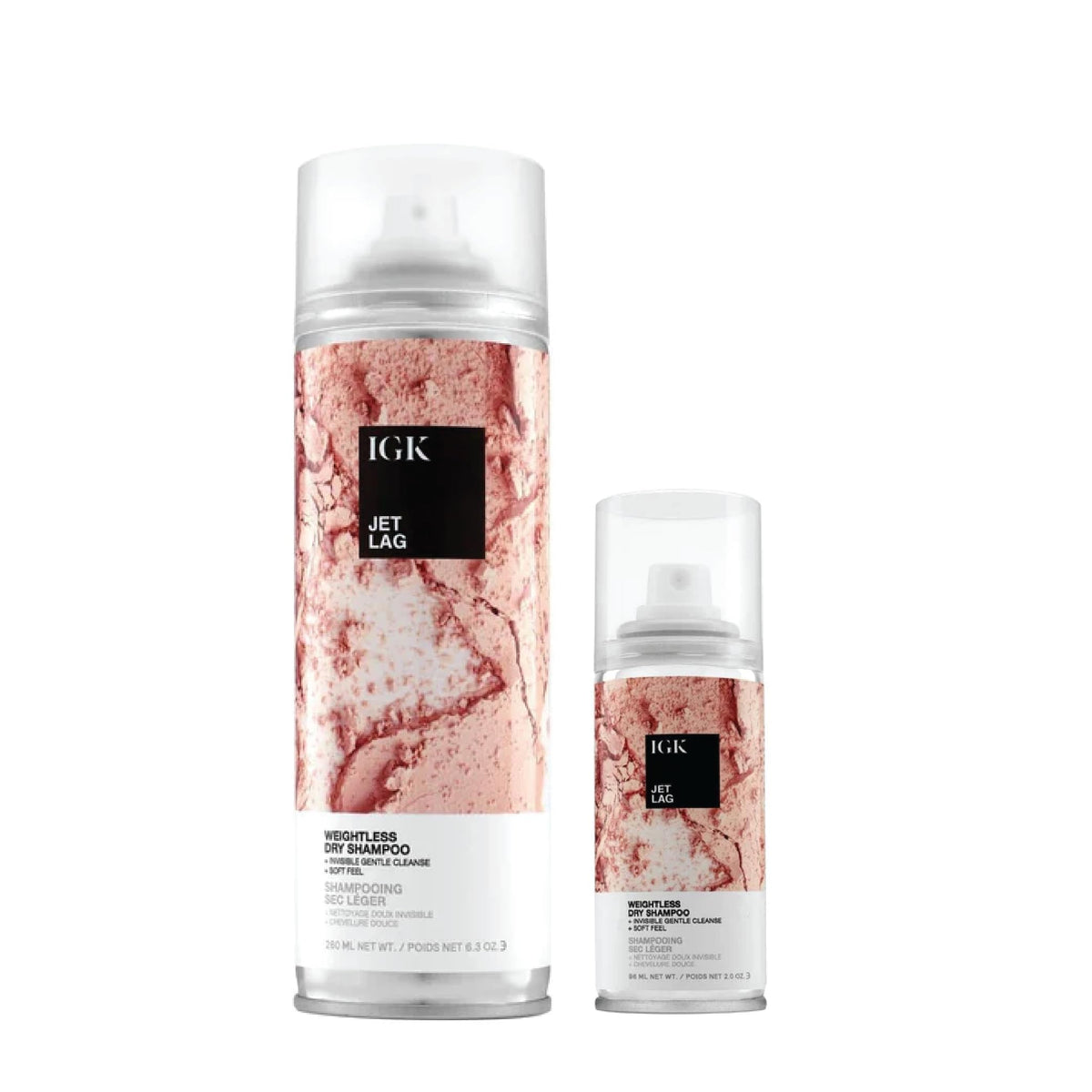 IGK Jet Lag front packaging showing product and clean styling benefit