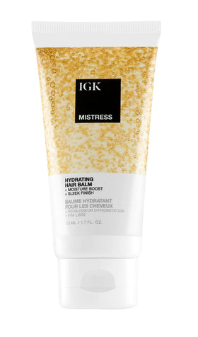 IGK MISTRESS travel front packaging showing compact 1.7 oz tube and brand clarity