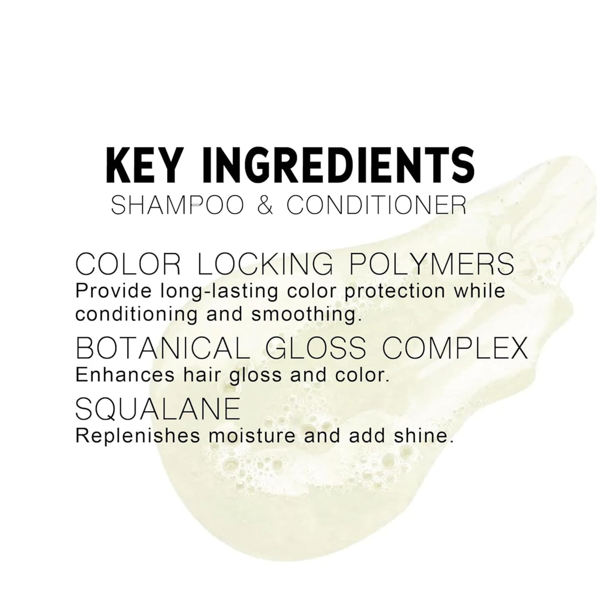 IGK shampoo being applied in hand showing easy lather and color-safe cleansing benefit