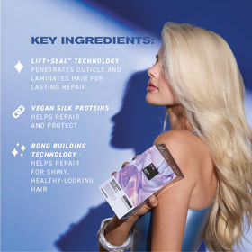 IGK application in hands showing easy salon-style use