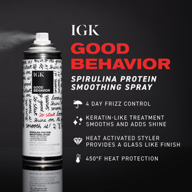IGK spray nozzle close-up demonstrating even mist for faster, even application