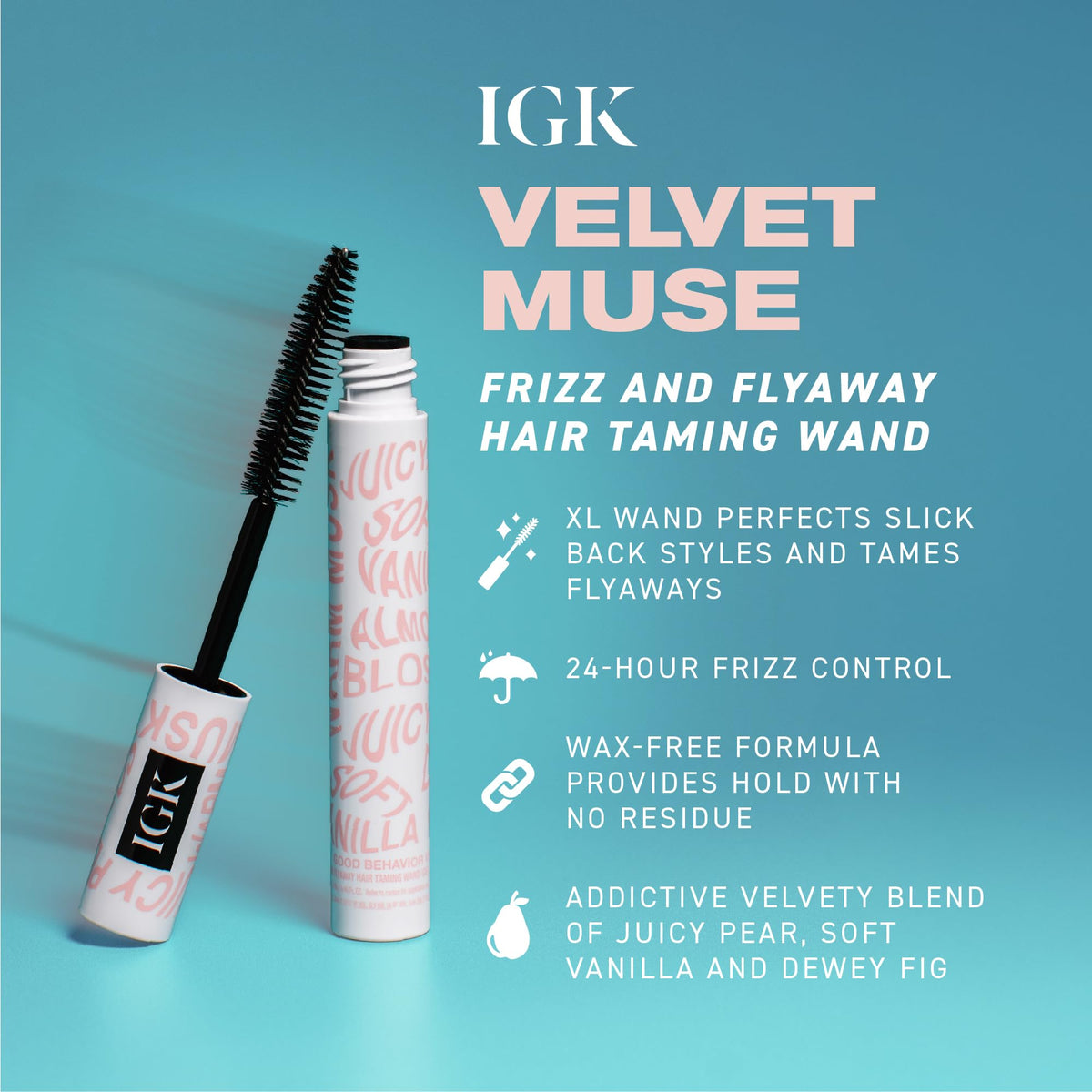 IGK Velvet Muse XL bristle detail displaying dense brush for even control