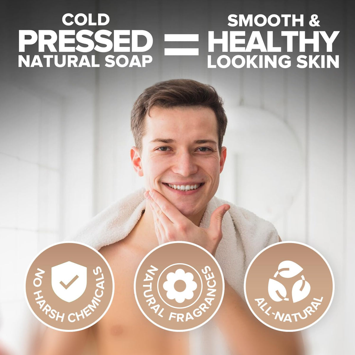iHeart Nature soap used in shower delivering deep clean for active skin