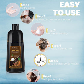 IIIMEIDU KAISASA creamy shampoo texture closeup showing easy lather