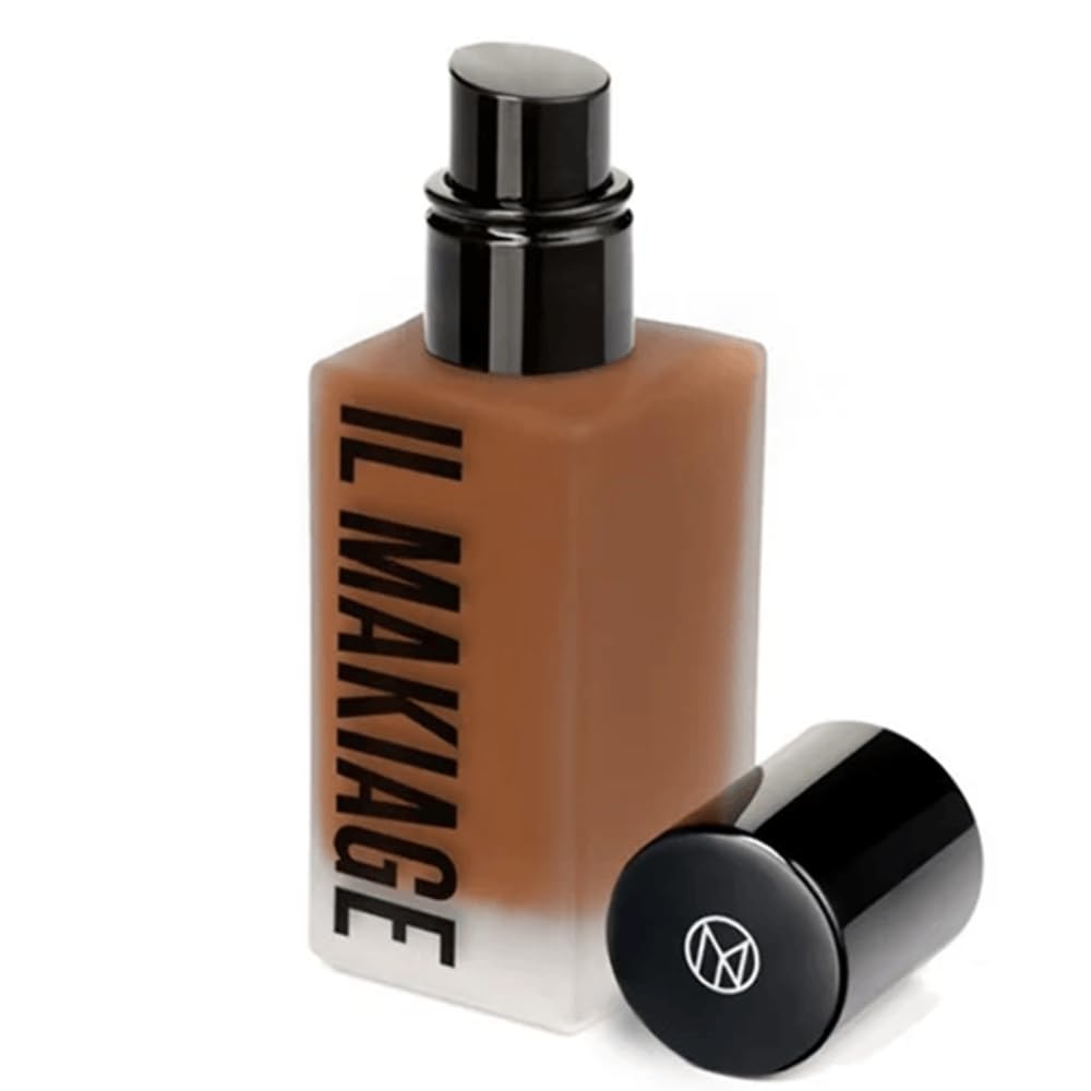 Il Makiage foundation bottle front view showing Shade 170 and clean pump for precise application