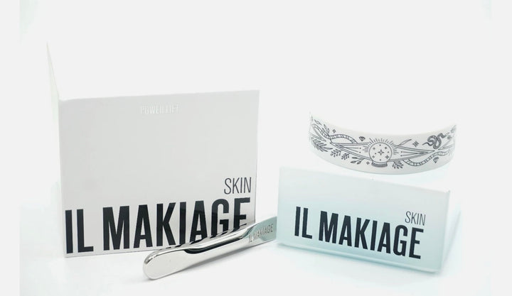 Il Makiage front jar view showing sleek packaging and premium finish