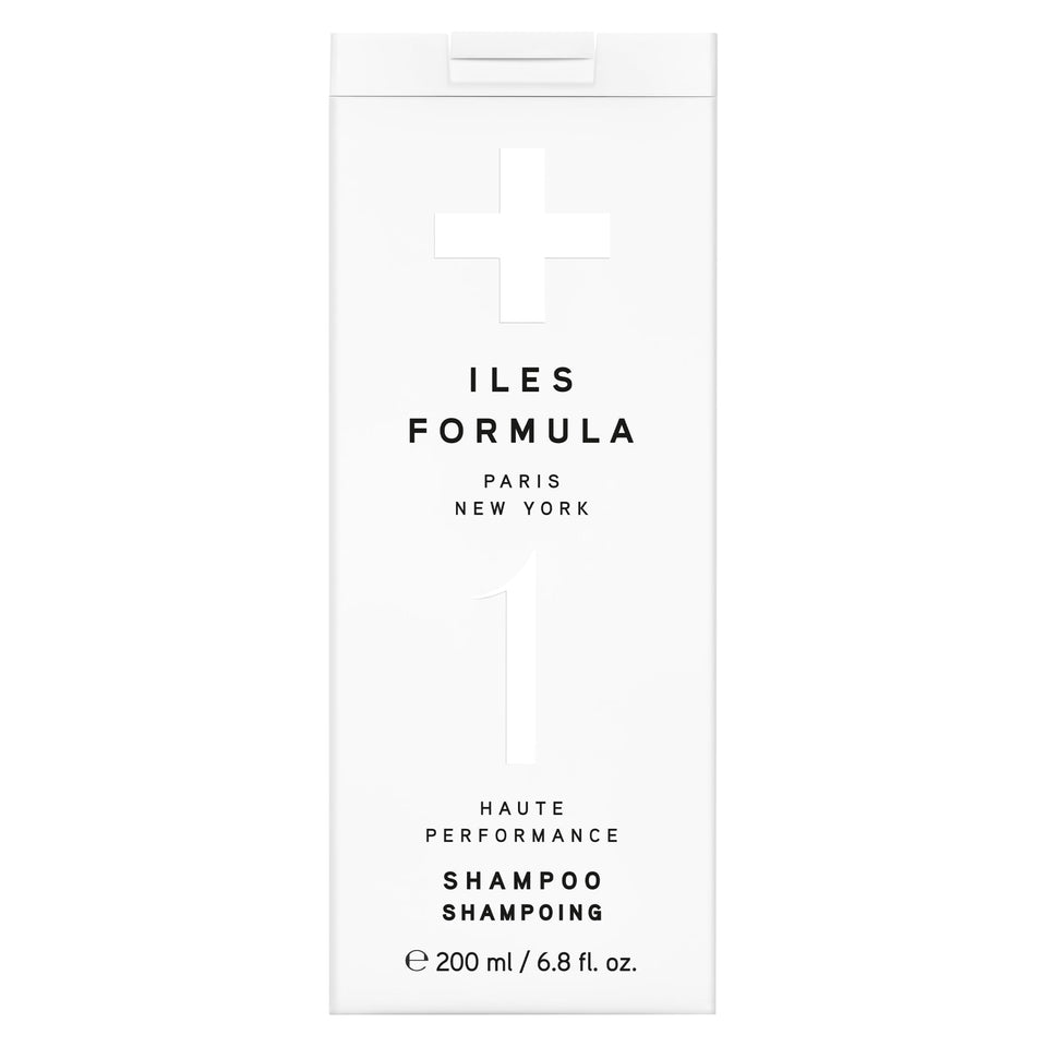 ILES FORMULA front bottle shot showing brand and clean professional packaging benefit