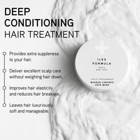 ILES FORMULA texture close-up demonstrating lightweight creamy hydration