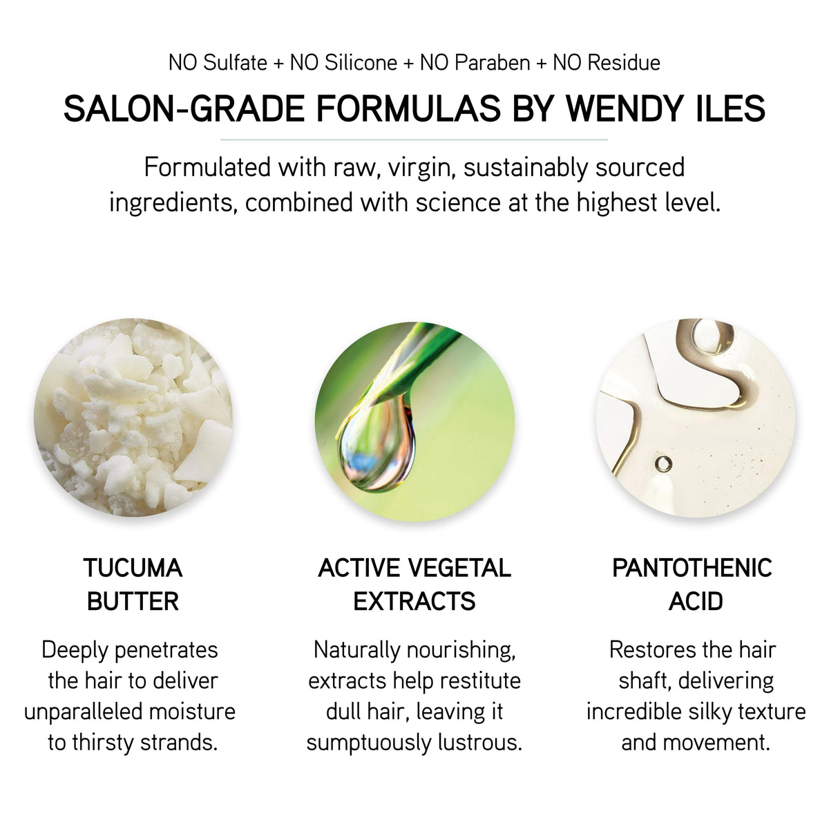 ILES FORMULA paired with conditioner showing system benefits for reduced breakage