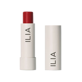 ILIA front packaging showing Heartbeats shade and compact design benefit: easy identification