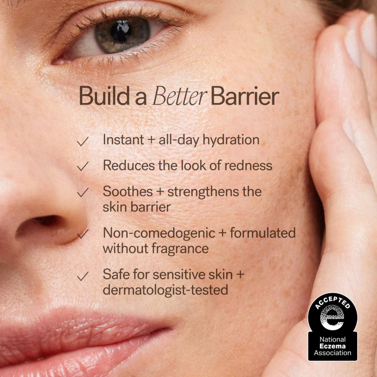 ILIA colloidal oatmeal ingredient close-up for soothing relief