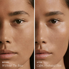 ILIA texture close-up revealing lightweight milk consistency for quick absorption benefit