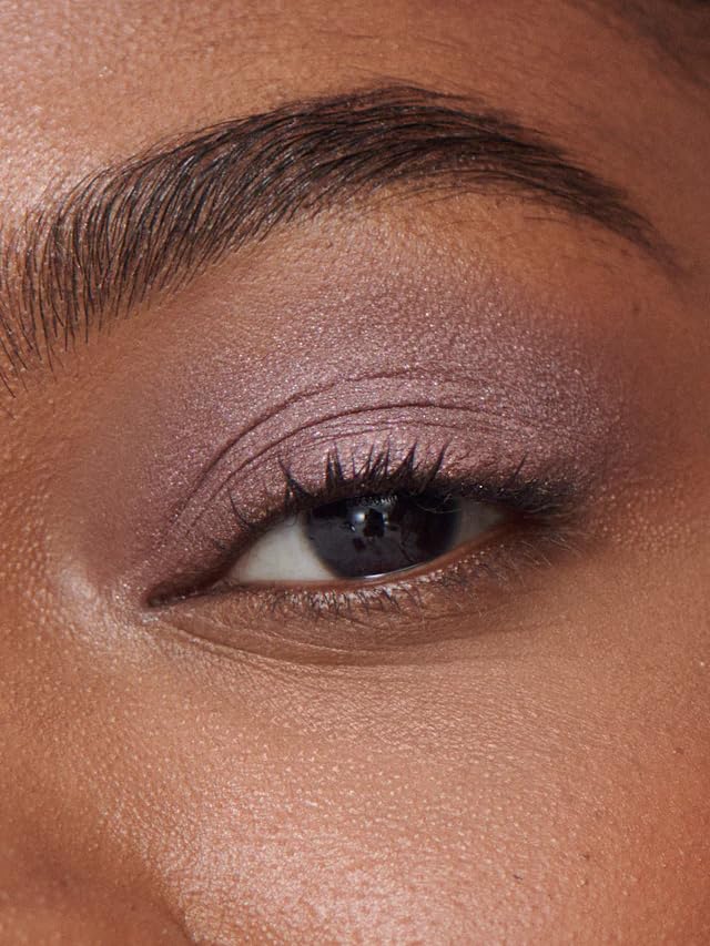ILIA Dim shade swatch highlighting gray lavender pearl color and luminous effect